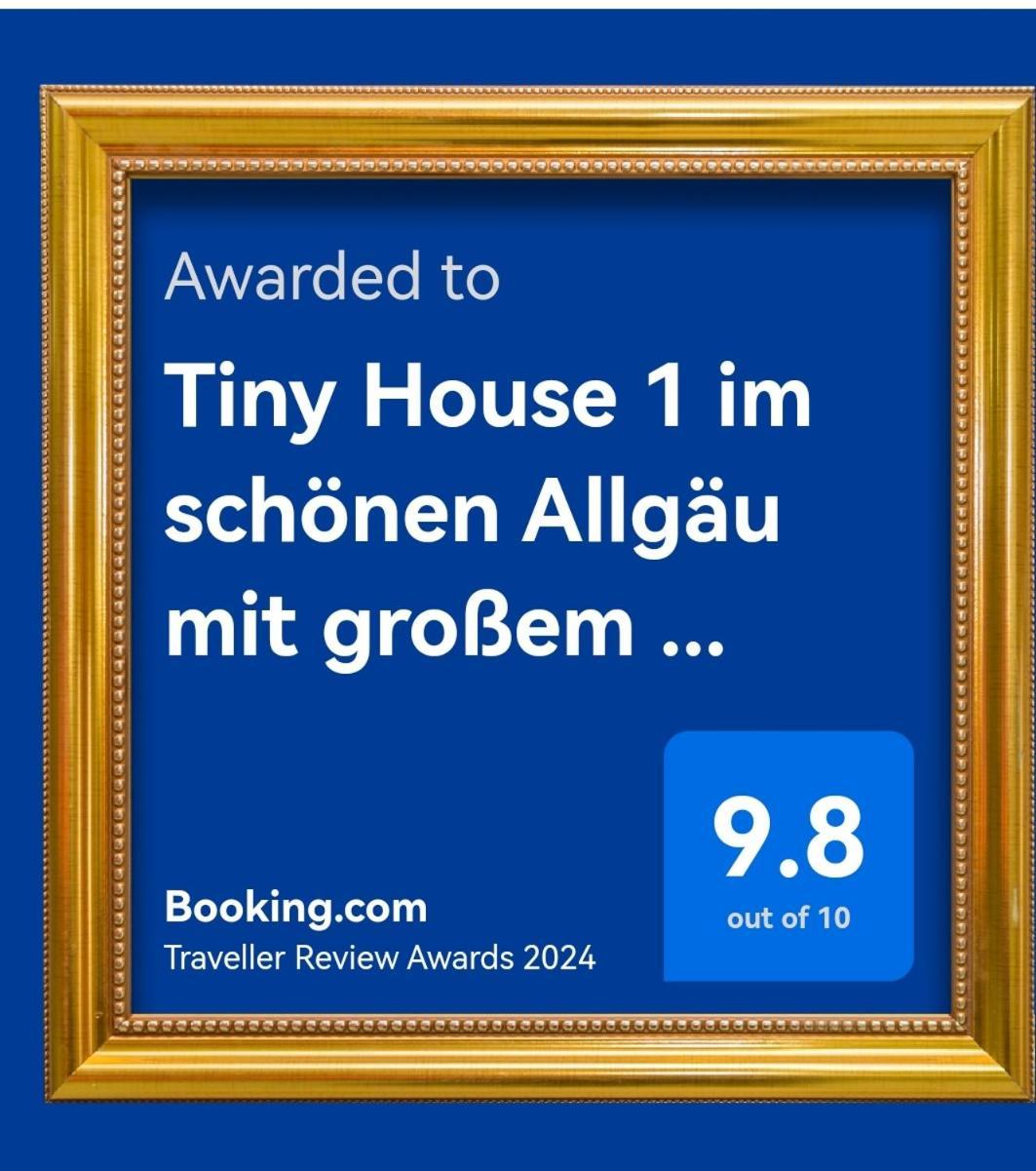 Tiny House 1 Im Schoenen Allgaeu Mit Grossem Garten, Naturnah Bad Wurzach Extérieur photo